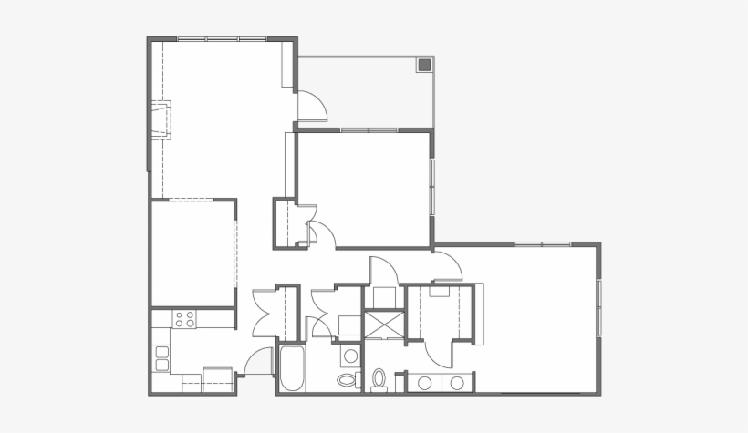 2d Floor Plan - Floor Plan, transparent png download