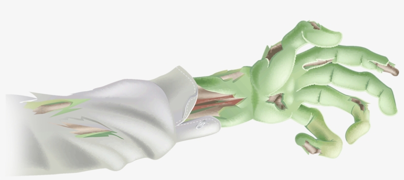 Halloween Zombie Arm, transparent png download