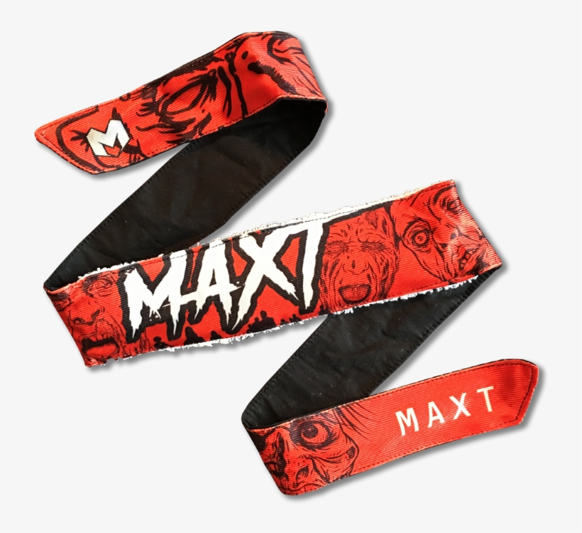 Maxt Zombies Red Paintball Headband - Motif, transparent png download