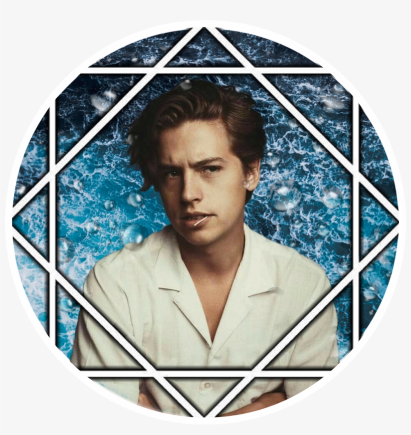 Colesprouse Ocean Blue White Bubbles Circle Icon Pfpedi - Circle, transparent png download