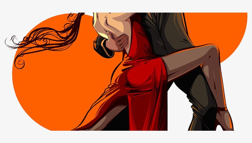 Adapt Your Body Placement With Different Sacada Types, - Tango Vector, transparent png download