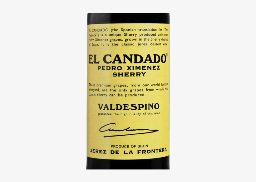Valdespino P.x 'el Candado' (750ml), transparent png download