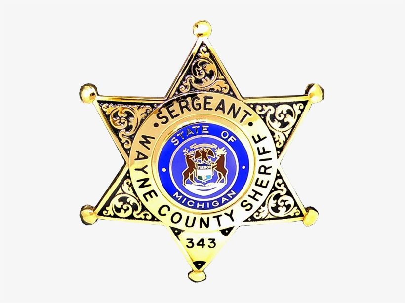6-point Star Badge With Circular Panel - Emblem, transparent png download