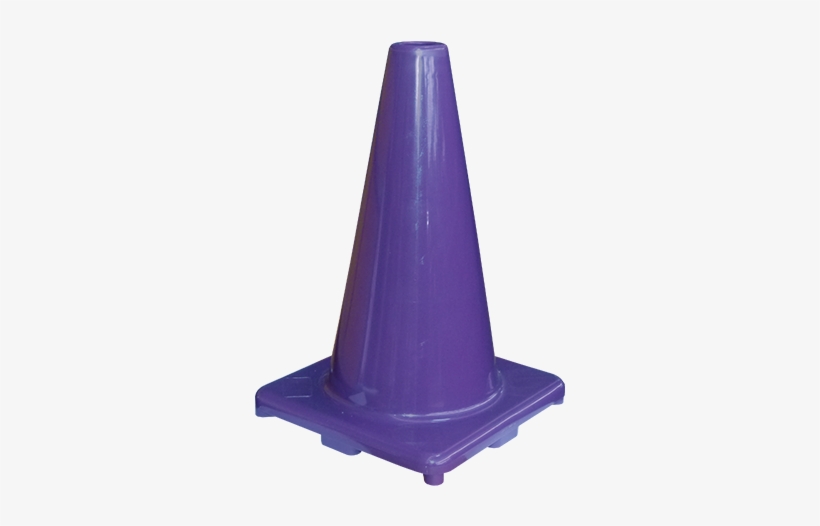 Traffic Cone 300mm Purple Plain - Traffic Cone, transparent png download
