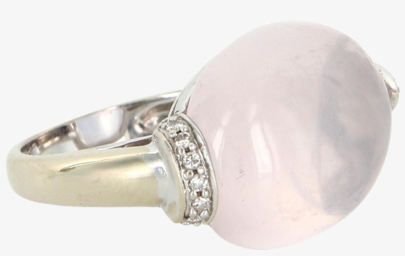 6 Point Star Rose Quartz Diamond East West Cocktail - Sophiejanejewels 6 Point Star Rose Quartz Diamond East, transparent png download