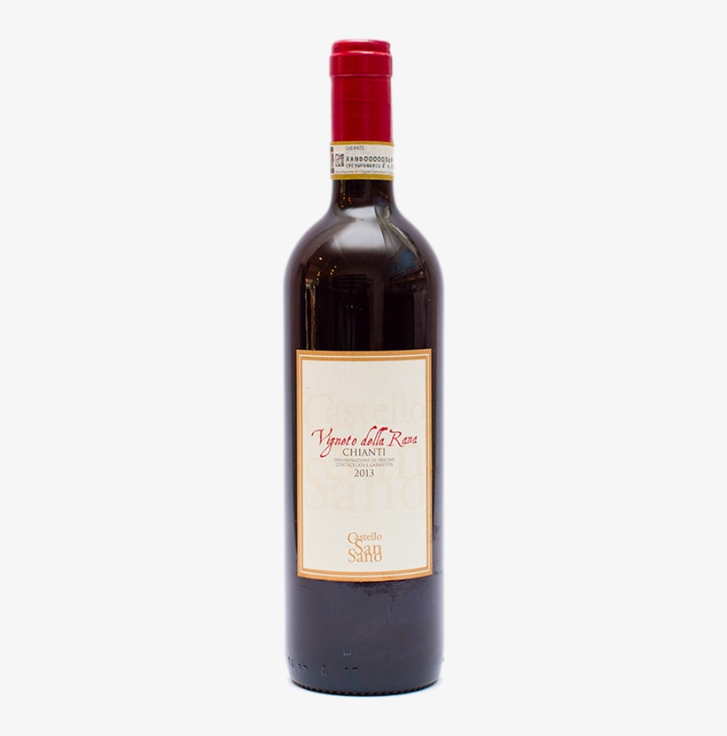 Chianti Fonte Della Rana - Glass Bottle, transparent png download
