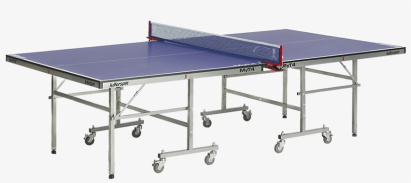 Killerspin Myt4 Blue Ping Pong Table Tennis Angle - Killerspin My T4 Table Tennis Table, Blue, transparent png download