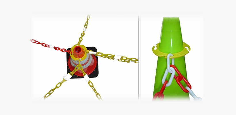 Traffic Cone Ring Allows Easy Connection Between Traffic - Chain, transparent png download