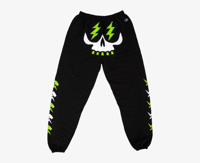 Asoc Skull In Green Joggers - Asoc Carnage, transparent png download