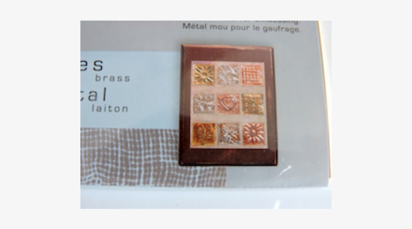 Walnut Hollow Square Embossing Metal - Chocolate, transparent png download