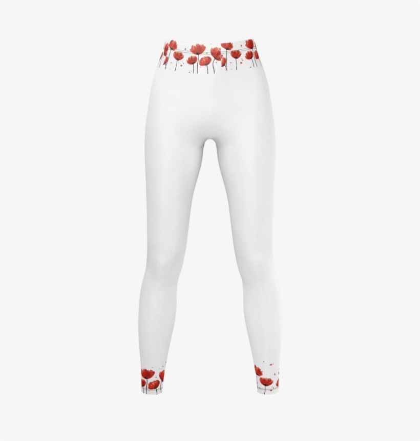 Field Of Flowers - Leggings, transparent png download