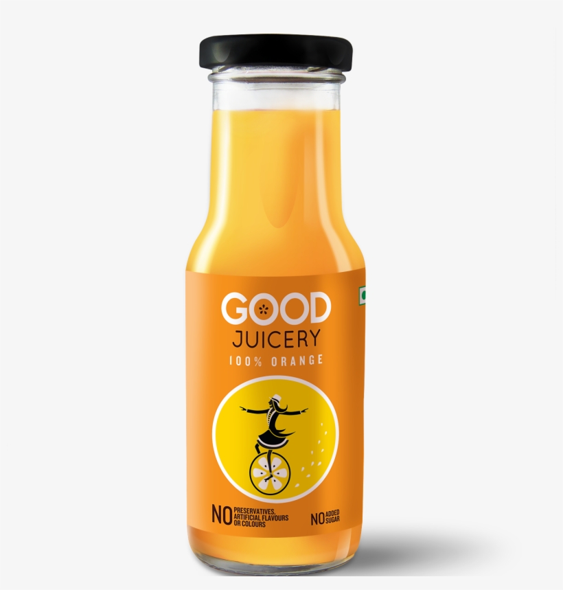 100% Orange Juice - Juice, transparent png download