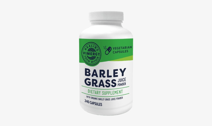 Organic Barleygrass Juice Vimergy Supplements Vitamins - Capsule, transparent png download