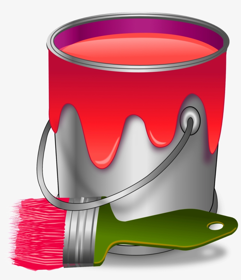 Pot De Peinture Clipart 2 By Natasha - Paint Quarts Clipart, transparent png download