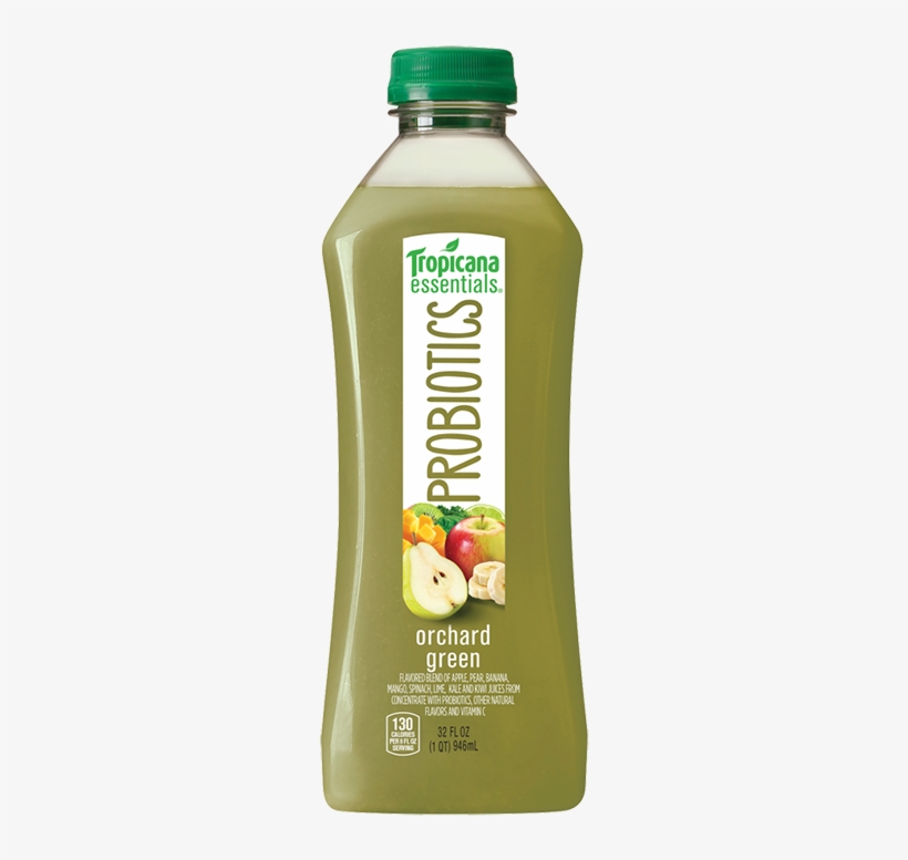 A Great-tasting 100% Juice Blend Containing 1 Billion - Tropicana Essentials Probiotics, transparent png download