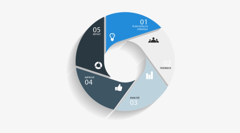 360 Degree Feedback Cycle - Information, transparent png download