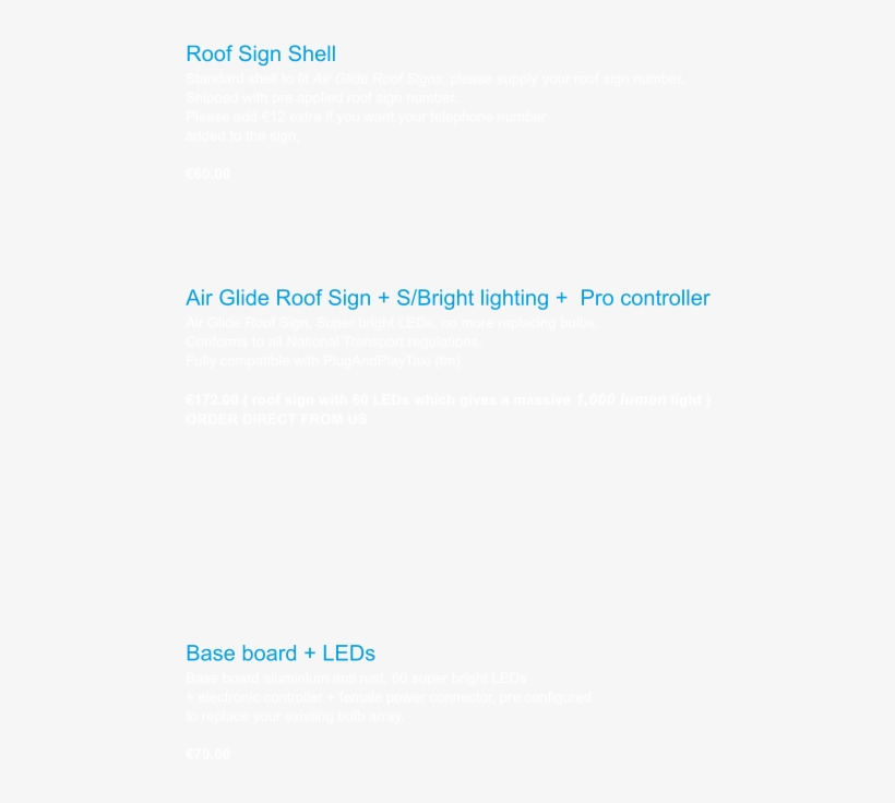 Roof Sign Shell Standard Shell To Fit Air Glide Roof - Roof, transparent png download