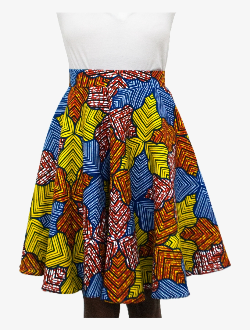 Printed Circle Skirt, transparent png download