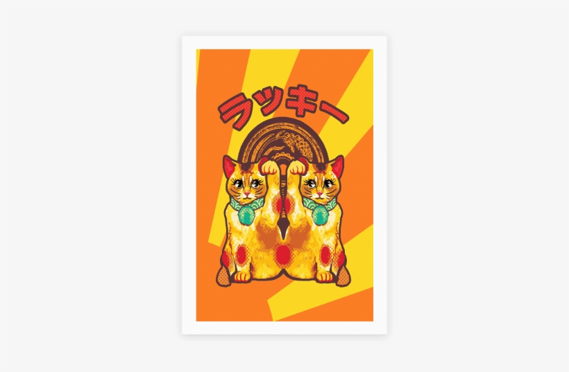 Lucky Cat Pop Art - Pop Art, transparent png download
