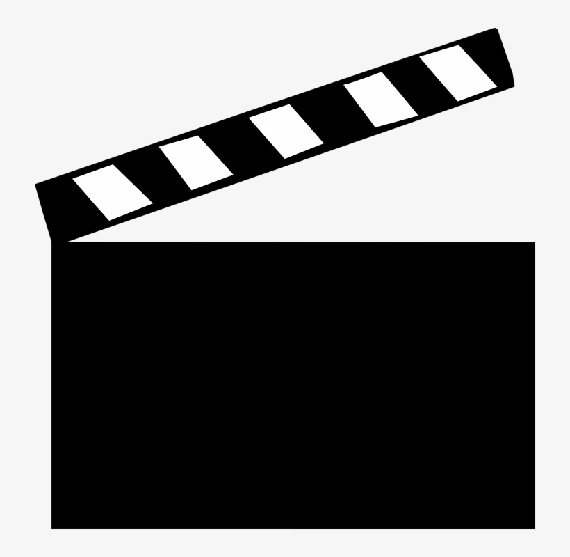 Clapperboard Clipart Chalk - Clapperboard Clipart Png, transparent png download