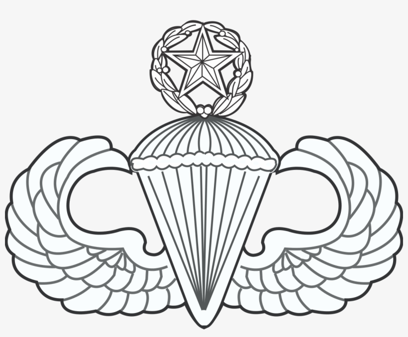 Master Parachutist Badge - August 16 National Airborne Day, transparent png download