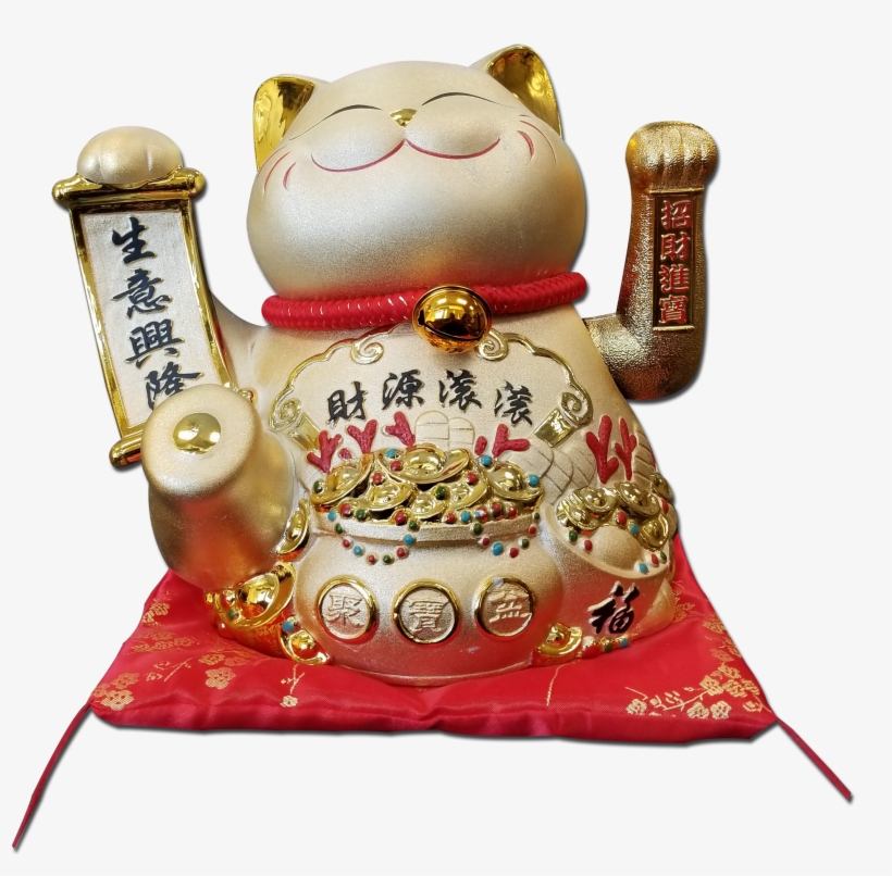 Maneki Neko Lucky Cat Decoration Fortune Cat- With - Maneki Neko Lucky Cat Decoration Fortune Cat-, transparent png download