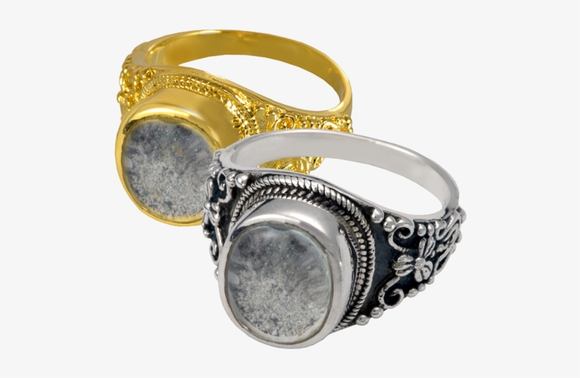 Ring With Clear Glass Front Wholesale Jewelry Shown - Cremation Jewelry Ring, transparent png download