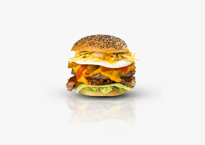 De Carne 100% Ternera Con Huevo, Doble Bacon, Queso - Hamburger, transparent png download