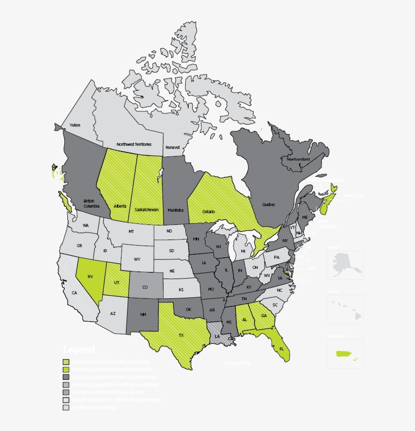 View The Map Below To See What Type Of Interior Design - Interior Design Laws Of North America, transparent png download