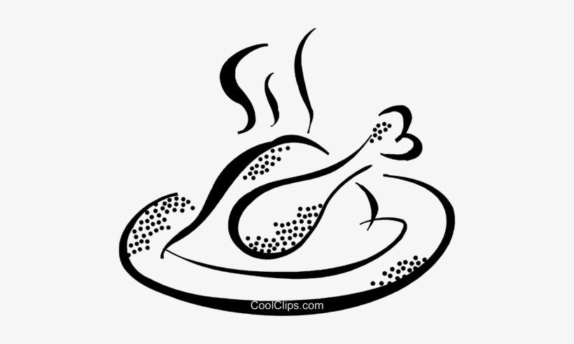 Pollo Asado Libres De Derechos Ilustraciones De Vectores - Roast Chicken, transparent png download