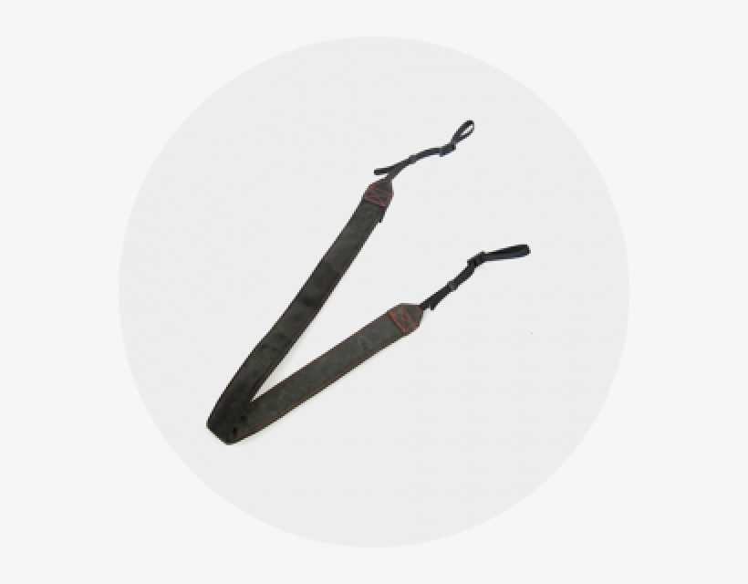 75" Wide Fiber Black/gold Camera Strap - Strap, transparent png download