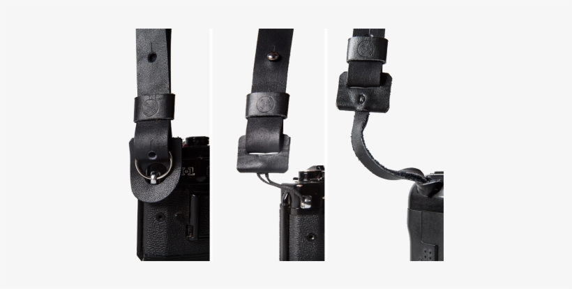 Black Camerastrap Sleek Out Of Leather - Belt, transparent png download