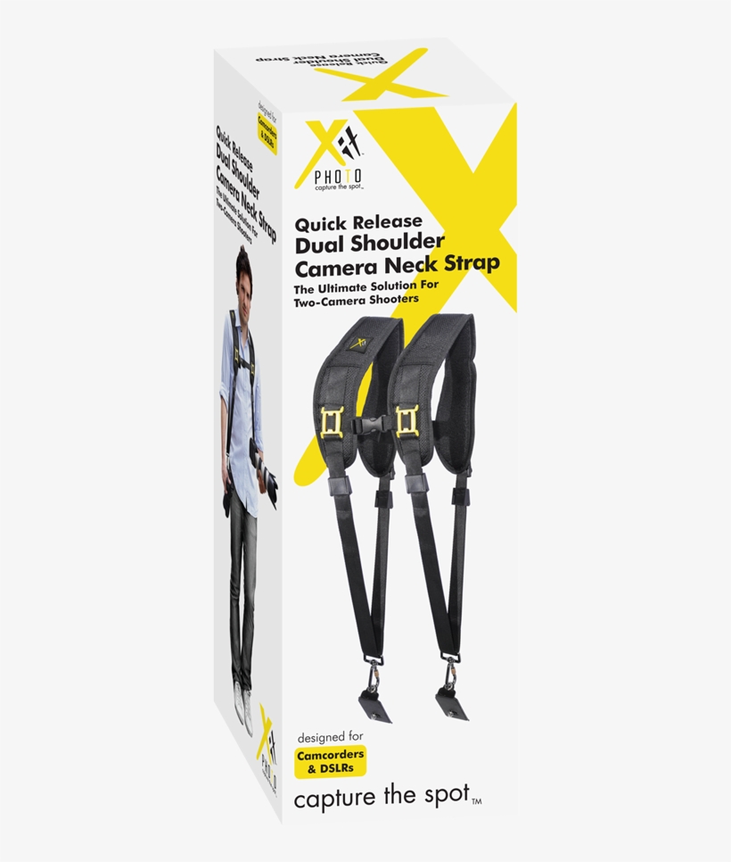 Click To Enlarge - Xit Xit Quick Release Dual Shoulder Camera Neck Strap, transparent png download