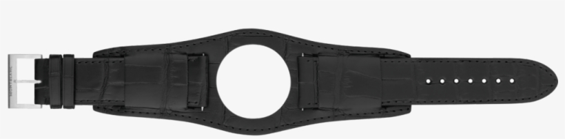Kit Black Alligator Bund Skin Strap With Stainless - Buckle, transparent png download