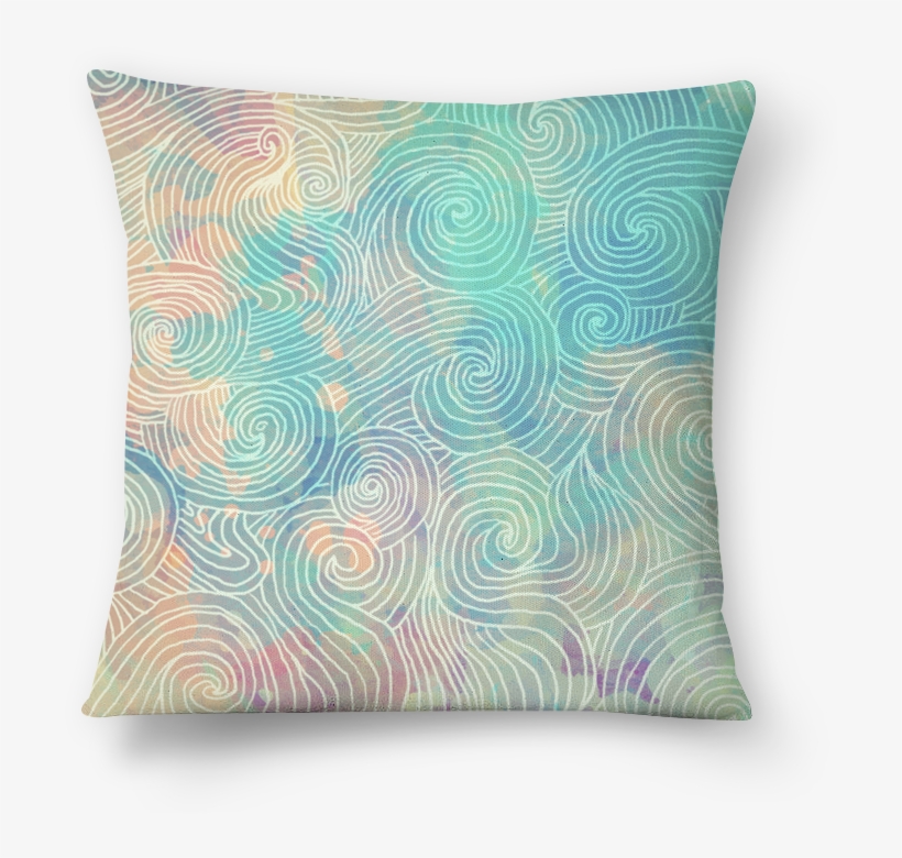 Almofada Padrão De Ondas De Allyson Hissashina - Wave, transparent png download