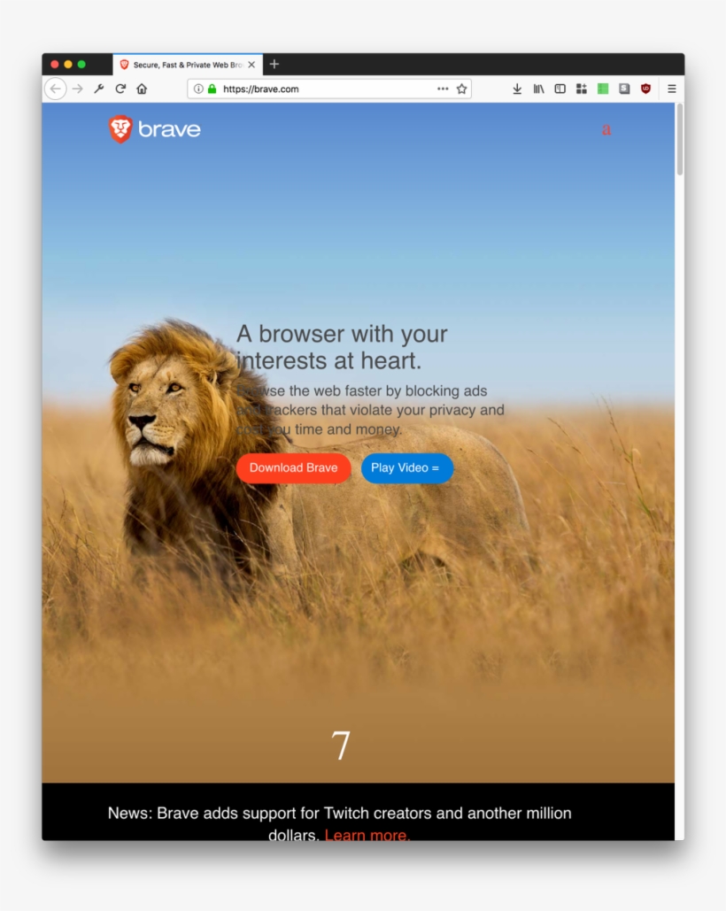 @brave Your Tagline Is A Bit Difficult To Read At This - Lions [book], transparent png download