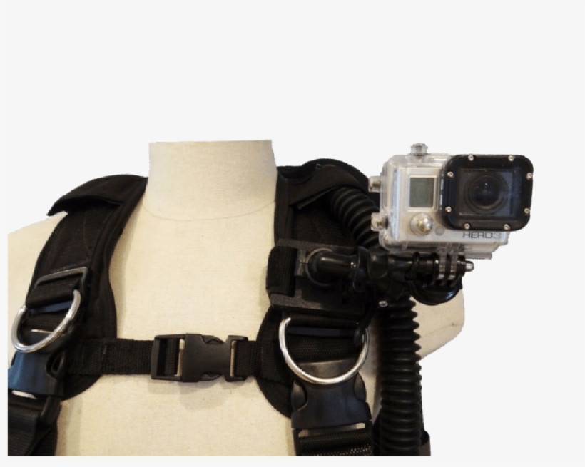 Bcd Gopro Mount - Z Gear - Bcd Gopro Mount-wide, transparent png download