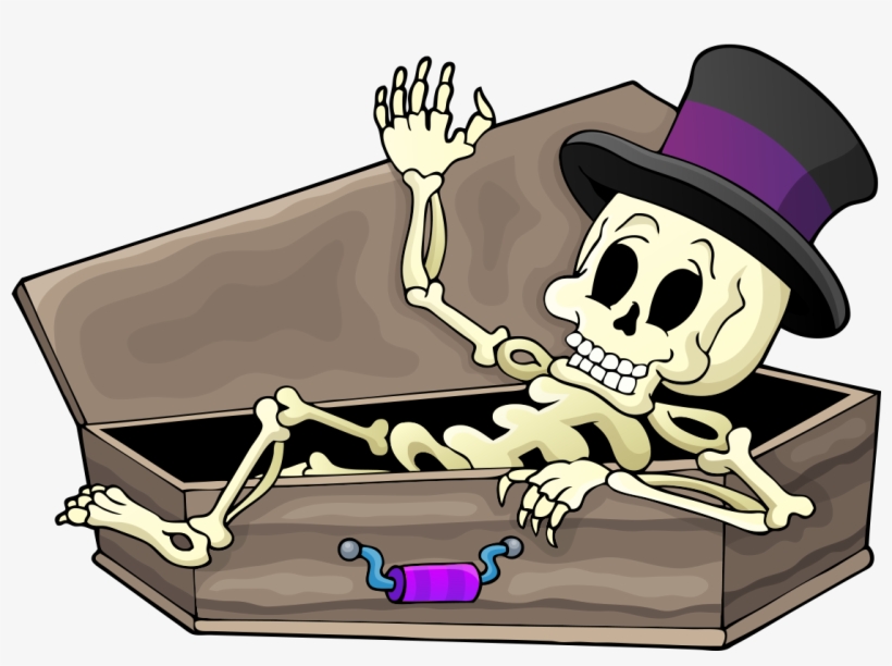 Calaverita En Ataud - Cartoon, transparent png download