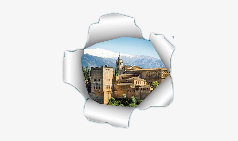 Roto De Papel Granada - Alhambra Spain Gardens, transparent png download