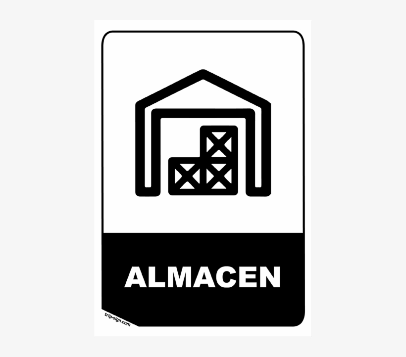 Aviso Almacen Tripsign - Warehouse, transparent png download