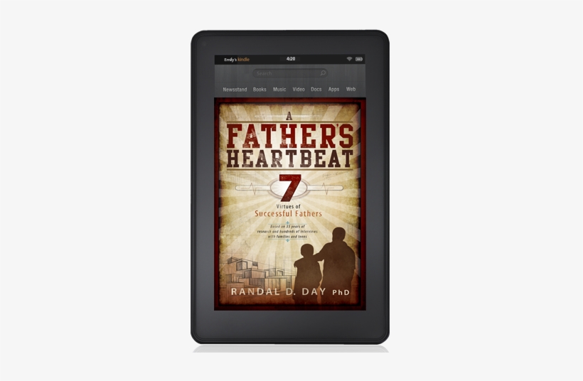 Ebook Cover Design Fathersheartbeat - Father's Heartbeat: 7 Virtues Of Successful Fathers, transparent png download
