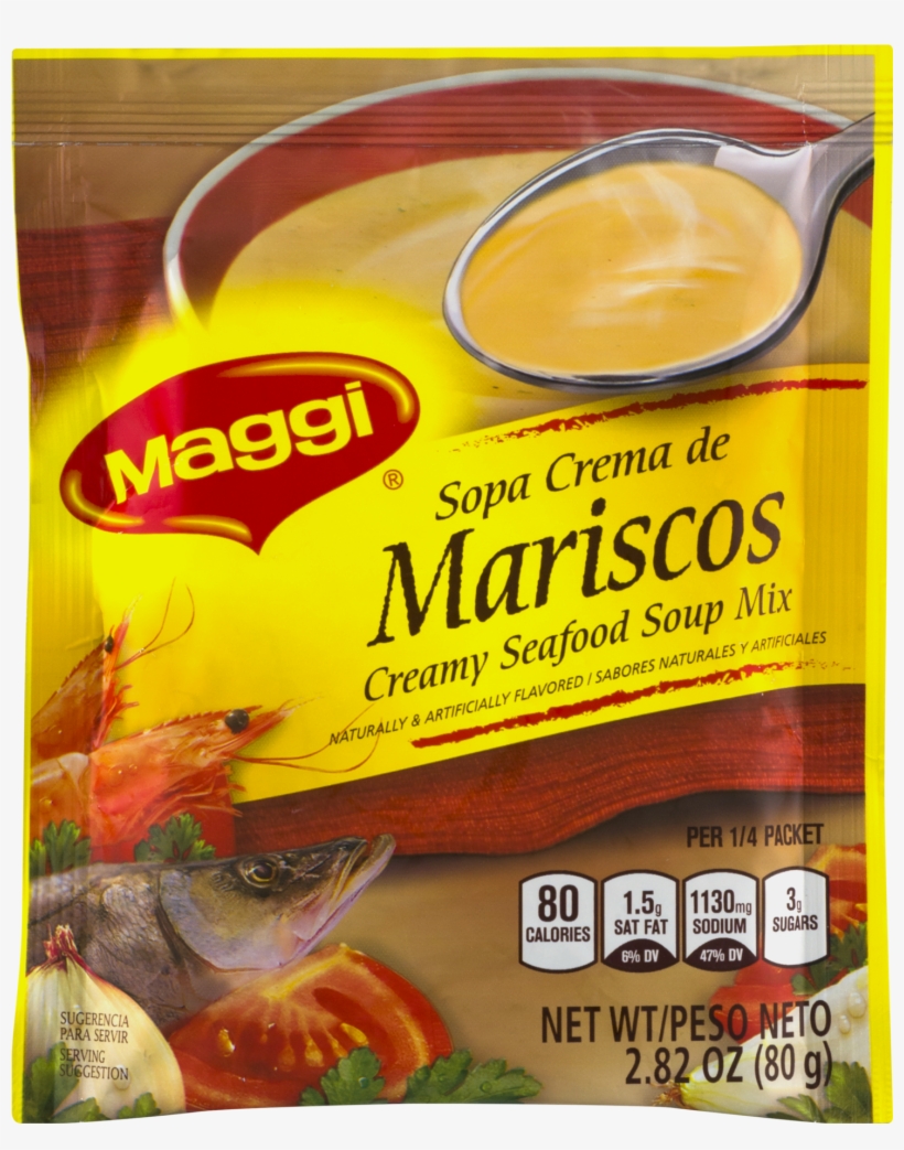 Maggi Creamy Seafood Soup Mix, transparent png download