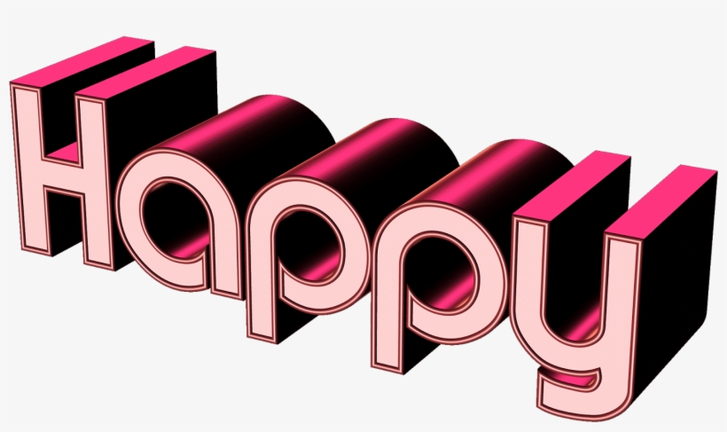 Go To Image - Happy Birthday In 3d Png, transparent png download