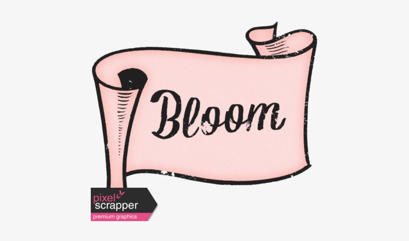 May Flowers Bloom Tag - Digital Scrapbooking, transparent png download