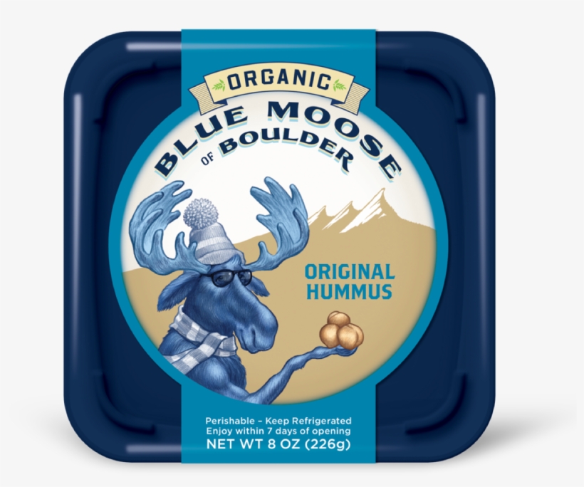 Organic Original Hummus - Blue Moose Of Boulder, transparent png download