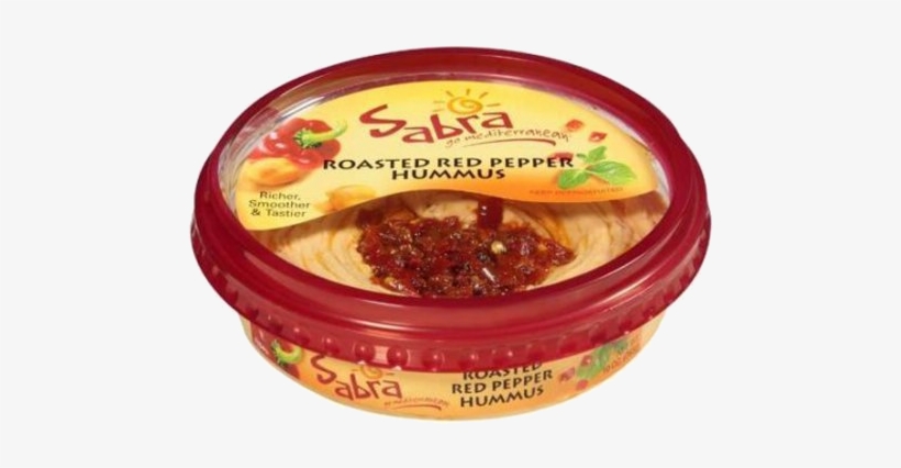 Sabra Roasted Red Pepper Hummus - Sabra Hummus, transparent png download