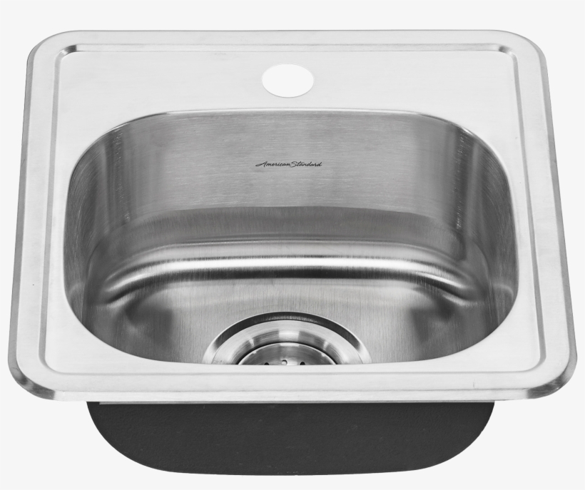 Colony Ada 15x5-inch Stainless Steel Kitchen Sink - American Standard Colony 15" X 15" Single Bowl Drop-in, transparent png download