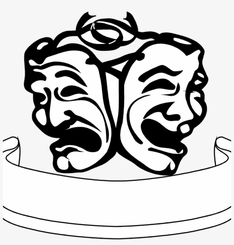 Theatre Masks Clip Art Theatre Masks Clip Art Drama - Theater Managers Manage [book], transparent png download