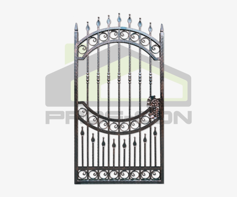 Wrought Iron Gate Pf - Gate, transparent png download