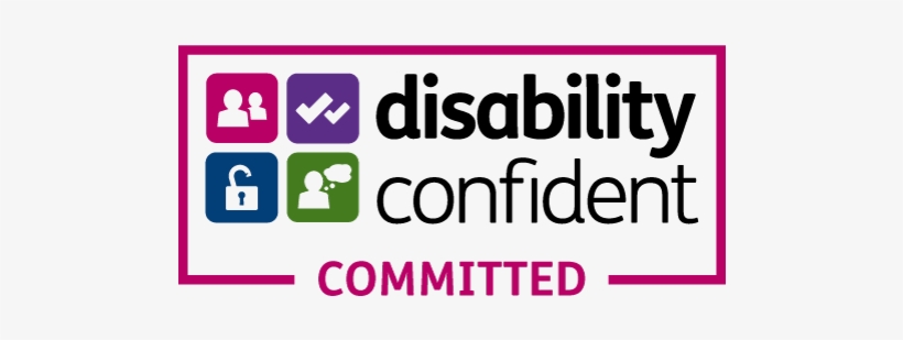Committed Small - Disability Confident Leader Logo, transparent png download